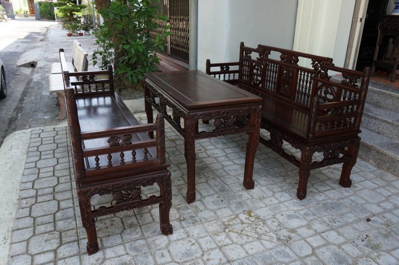 Mẫu bàn ghế cổ điển đẹp: Trường Huế vân khúc (TK01)