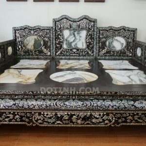 sập gỗ khảm ốc