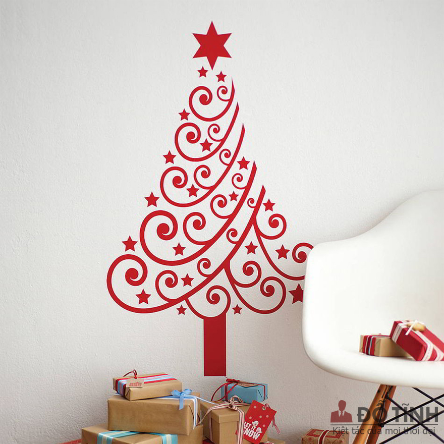 y tuong trang tri noel cho van phong 12