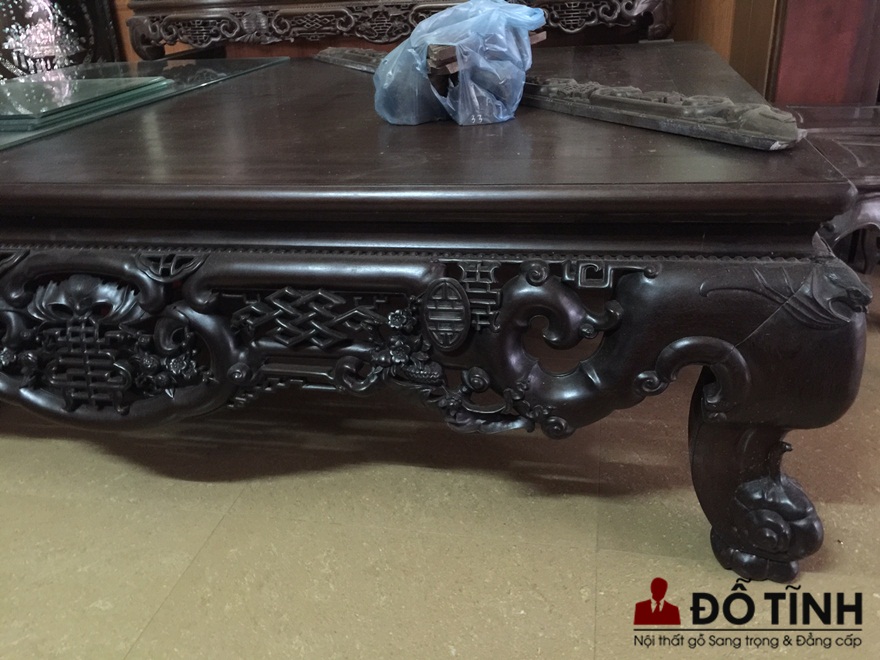 Sập vắt vải nhìn rất sang trọng (Ảnh: Dotinh.com)