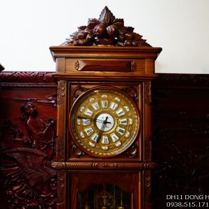 DH11: Đồng hồ cây Đức gỗ sồi Nga Louis