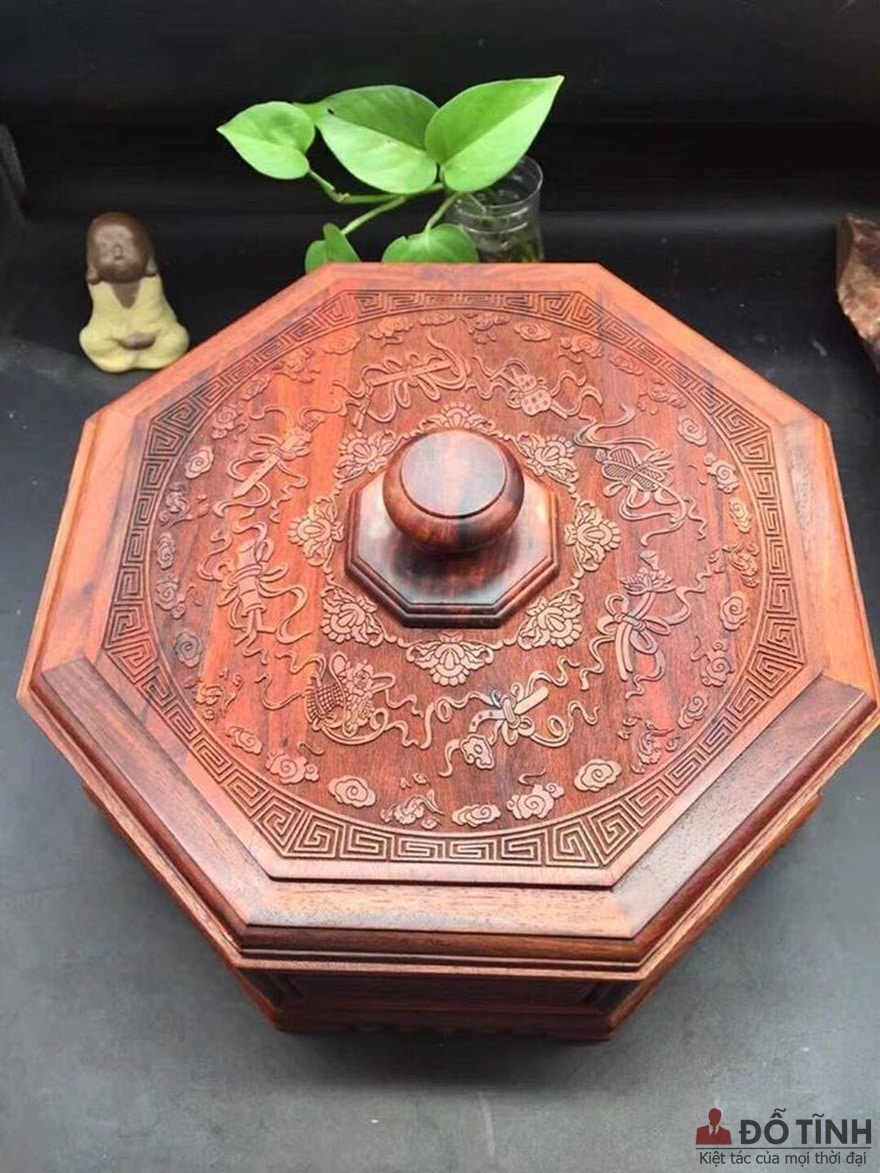 Khay gỗ trắc - Ảnh: Internet