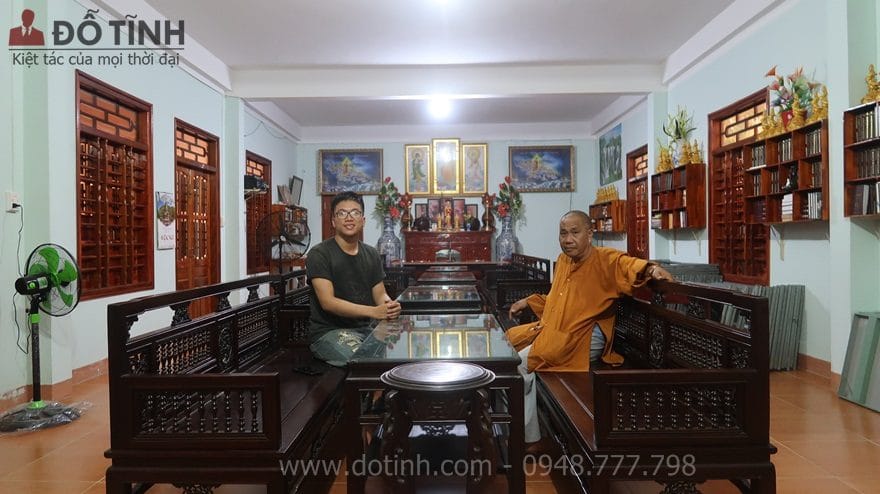 Địa chỉ mua bộ bàn ghế gỗ phòng khách ở Phú Yên? - Ảnh: Dotinh.com