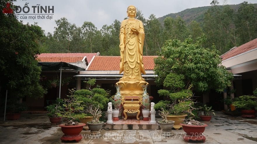 Đặt chân đến chùa Phước Điền, Dotinh.com lại có cơ duyên được thưởng thức không khí trong lành, thanh tịnh, tìm về chốn bình yên sau những chuỗi ngày bôn ba cuộc sống bên ngoài - Ảnh: Dotinh.com