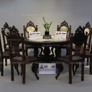 Bộ Bàn Ăn Cù Lá Miền Tây