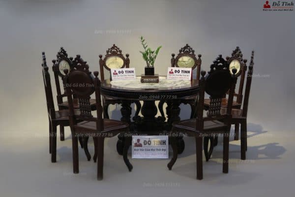 Bộ Bàn Ăn Cù Lá Miền Tây