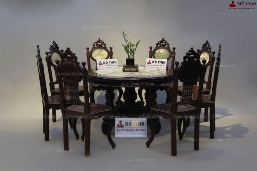 Bộ Bàn Ăn Cù Lá Miền Tây