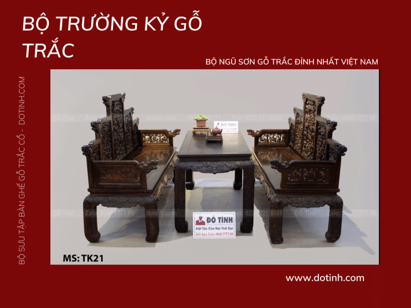 BỘ NGŨ SƠN GỖ TRẮC