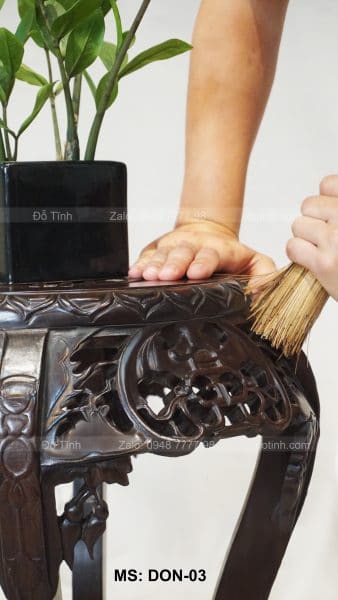 DON-03| Đôn Gỗ Chữ Thọ| Gỗ Gụ Đôn chữ thọ đẹp
