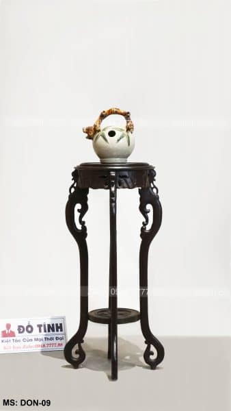 DON-09| Đôn Gỗ Như Ý Mặt Bích| ĐK 31cm mẫu ghế đôn gỗ đẹp, ghế đôn gỗ giá rẻ, nơi sản xuất đôn gỗ, mẫu đôn gỗ đẹp