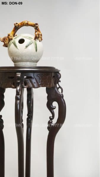 DON-09| Đôn Gỗ Như Ý Mặt Bích| ĐK 31cm mẫu ghế đôn gỗ đẹp, ghế đôn gỗ giá rẻ, nơi sản xuất đôn gỗ, mẫu đôn gỗ đẹp