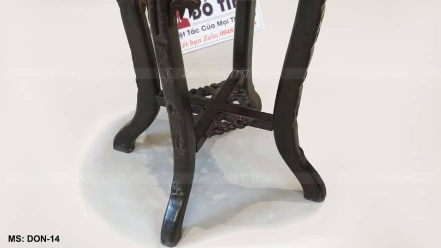 DON-14| Đôn Gỗ Trúc Cổ Cao| Mặt Bích Dáng Kiều | DK 37cm Đôn gỗ trúc cổ cao, nơi sản xuất đôn trúc nam định, đôn gỗ đẹp giá rẻ, mẫu đôn gỗ đẹp