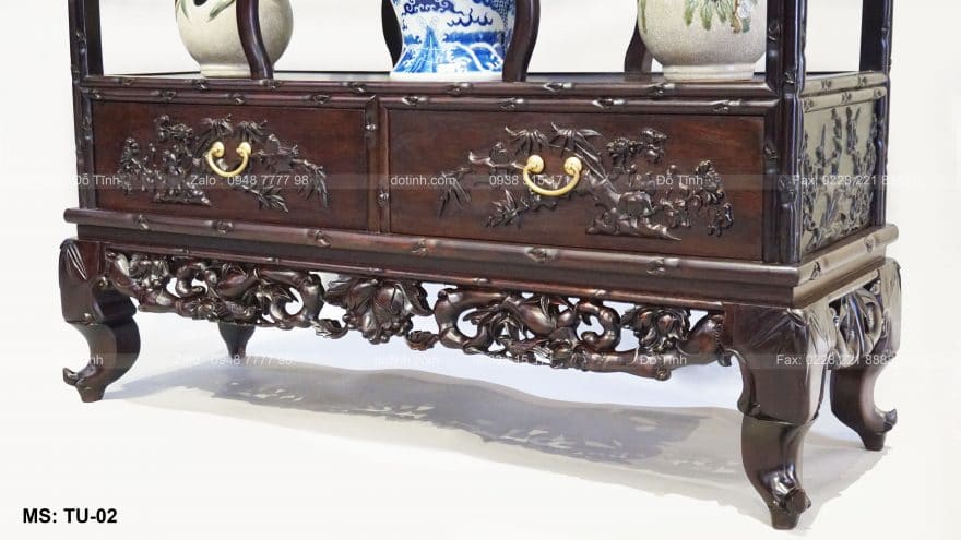 Tủ bày đồ trúc kiểu tàu, nơi sản xuất tủ bày đồ, nơi bán tủ bày đồ, mẫu tủ bày đồ đẹp nhất
