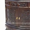 Tủ góc được làm bằng chất liệu gỗ gụ mật do Đỗ Tĩnh sản xuất