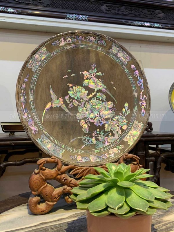 đĩa khảm ốc hồng điểu