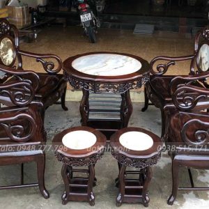 AA05-2021| Bộ Bàn Ghế Guột Nho 30 Năm | Gỗ Trắc