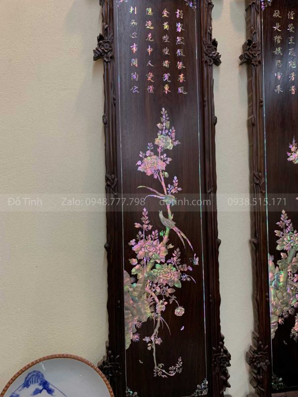 bo tranh tu quy tung cuc truc mai 2