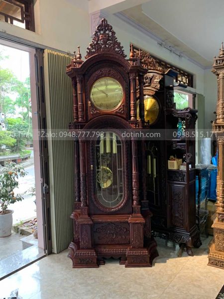 DH25-2021| Đồng Hồ Cây Đức Gỗ Cẩm Lai đồng hồ cây đức gỗ cẩm lai