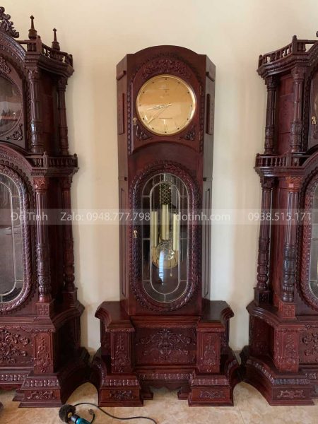 DH25-2021| Đồng Hồ Cây Đức Gỗ Cẩm Lai dong ho cay go cam 10
