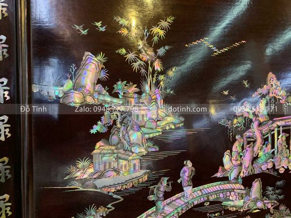 tranh khảm ốc chợ quê4