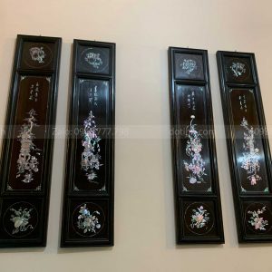 tranh tứ bình khảm ốc đẹp