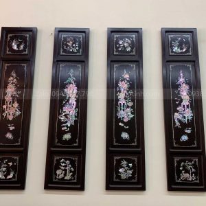 Bộ tranh tứ bình khảm ốc đẹp