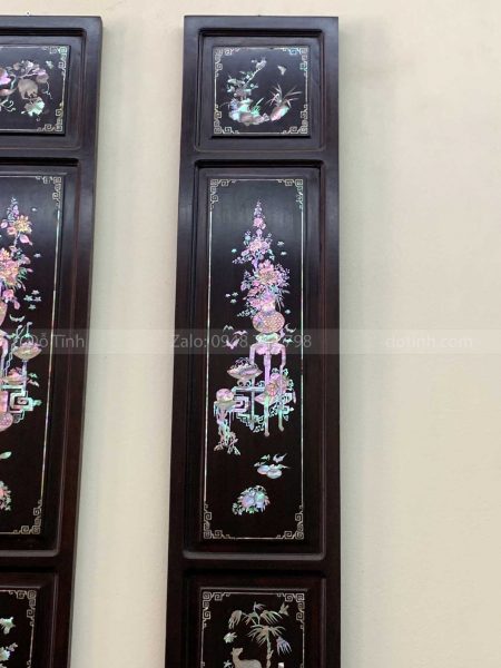 TG18-2021| Bộ Tranh Tứ Bình Khảm Ốc Đẹp tranh tu binh kham oc dep 2