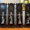 tranh tứ quý khảm ốc