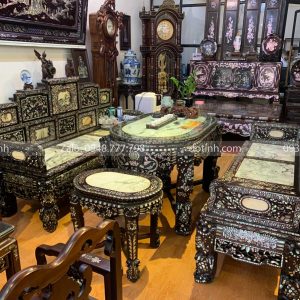 trường kỷ huế ngũ sơn khảm ốc