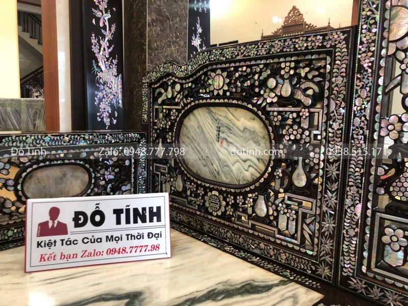 AA23-2021| Trường Kỷ Huế Tam Sơn Khảm Ốc Đỏ truong ky hue tam son kham oc xa cu 13