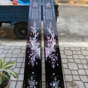 TG80-2021| Đôi Câu Đối Khảm Ốc Cực Đẹp!