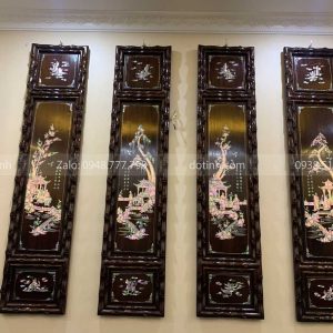 TG95-2021| Tranh Cầm Kỳ Thi Họa Khảm Ốc Siêu Đỉnh Cao!
