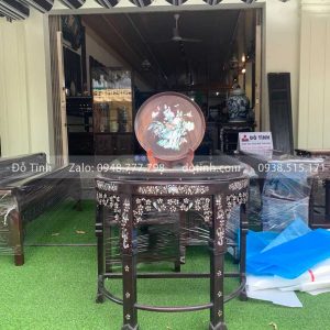 BAN09-2021| Bàn Bán Nguyệt Khảm Ốc