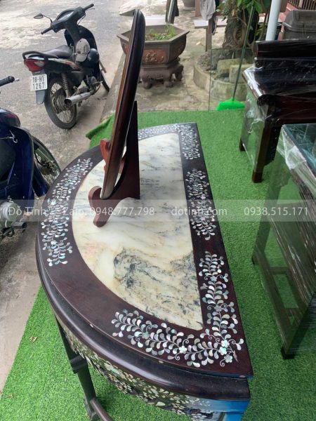 BAN09-2021| Bàn Bán Nguyệt Khảm Ốc ban ban nguyet kham oc 5