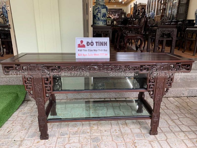 BAN06-2021| Bàn Trung Đường Gỗ Gụ ban trung duong go gu dep 1