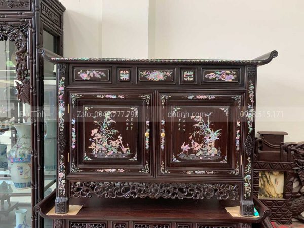 BAN07-2021| Bàn Trung Đường Khảm Ốc ban trung duong kham oc 1