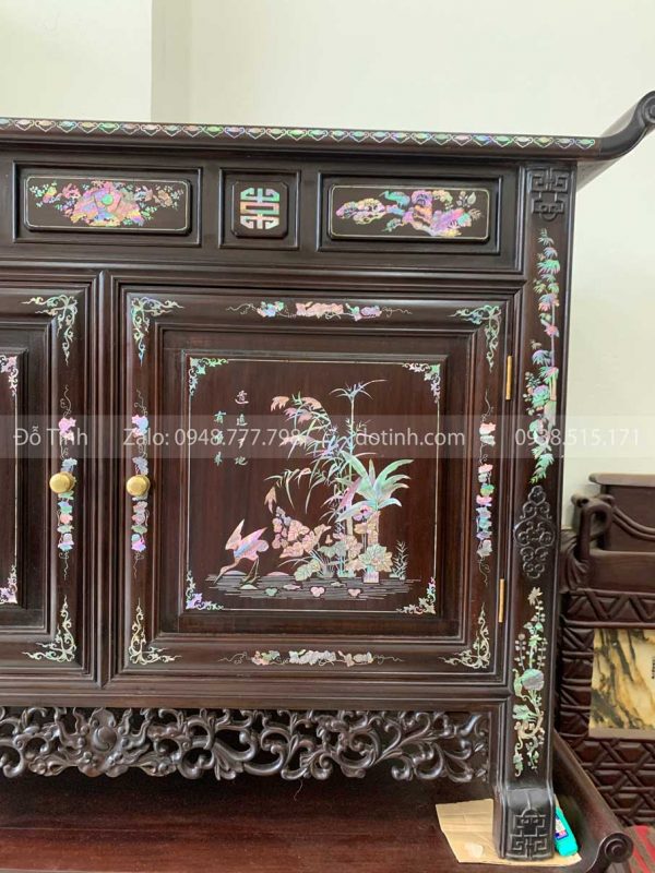 BAN07-2021| Bàn Trung Đường Khảm Ốc ban trung duong kham oc 3