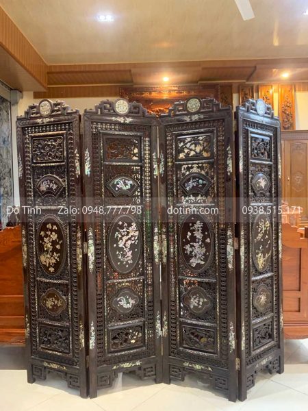 Bình Phong Gấp Khảm