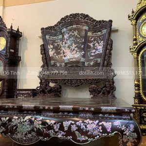 BP03 Bình Phong Khảm Ốc Tích Mai Điểu