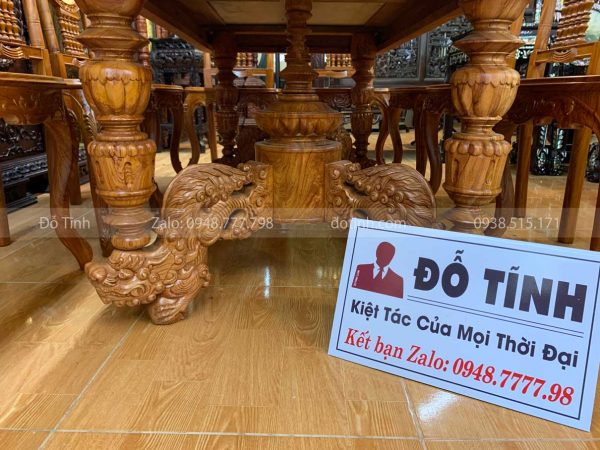 bo ban an cu la mien tay go huong da 9 mon 3