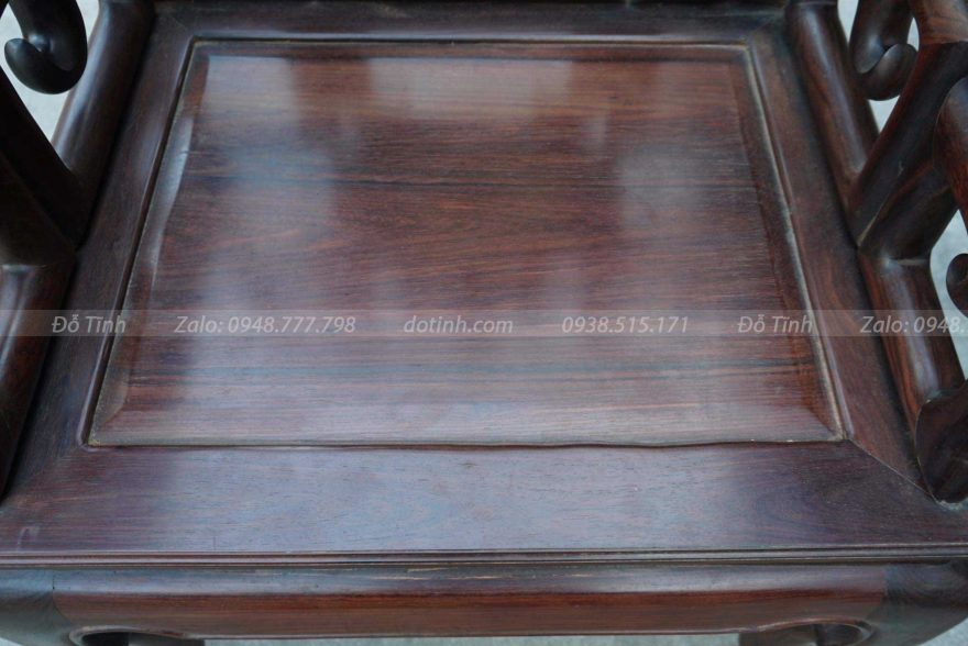 AA48-2021| Bộ Ghế Móc Mỏ Gỗ Trắc 8 Món