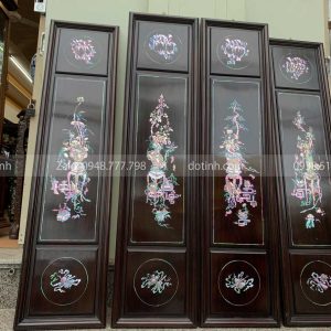 TG73-2021| Tranh Tứ Bình Khảm Ốc Đẹp Nhất