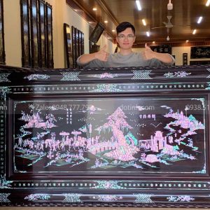 TG70-2021| ĐỈNH CAO - Bức Tranh Khảm Ốc Đỏ Tích Vinh Quy Bái Tổ