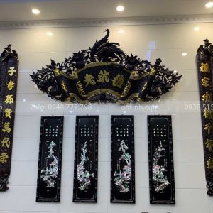 TG40-2021| Cuốn Thư Câu Đối Phượng