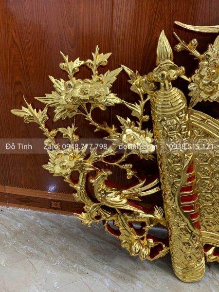 TG113-2021| Cuốn Thư Câu Đối Sơn Son Thếp Vàng cuon thu cau doi son son thep vang 3