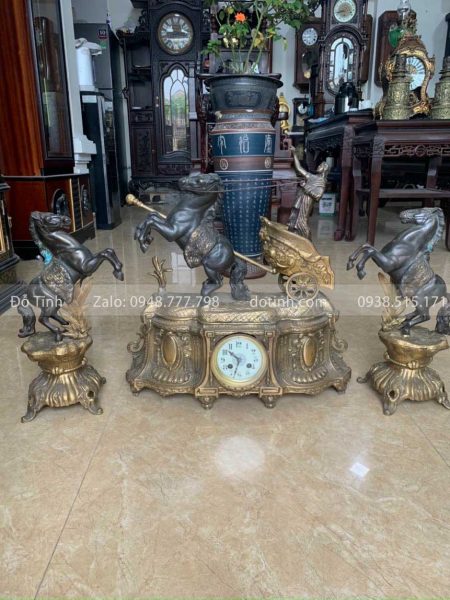 DH40-2021| Đồng Hồ Để Bàn Châu Âu Cổ