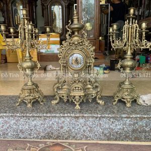 DH38-2021| Đồng Hồ Để Bàn Châu Âu Vỏ Đúc