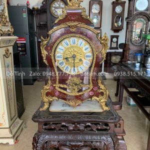 DH38-2021| Đồng Hồ Để Bàn Châu Âu Louis Vỏ Đồng Đúc
