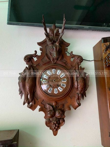DH48-2021| Đồng Hồ Treo Tường Gỗ Sồi