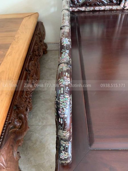 SG23-2021| Sập Sen Ba Thành Khảm Liên Chi Siêu VIP!(1m75-2m15) sap sen 3 thanh kham lien chi 2